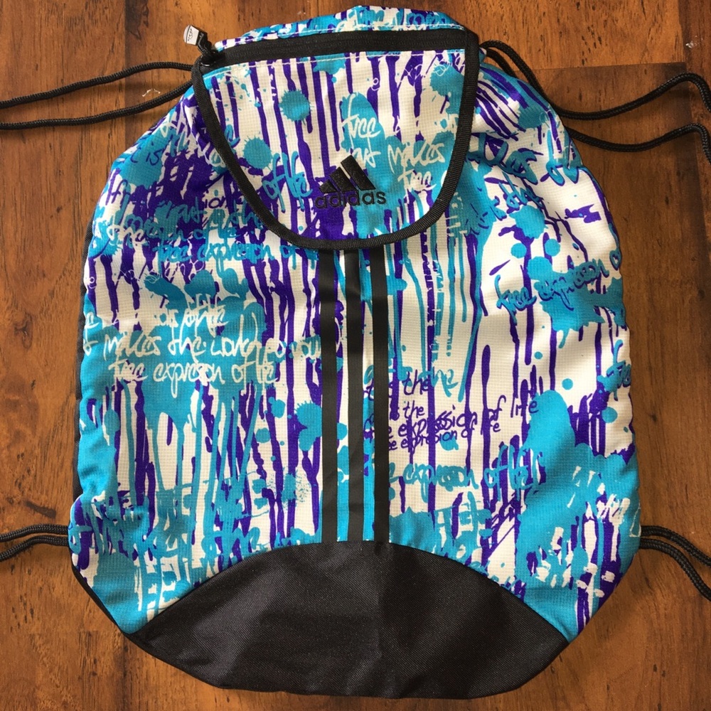Adidas drawstring bag